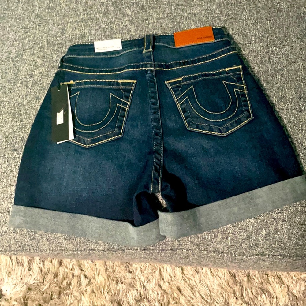 True religion Midlink shorts size 26 dark blue